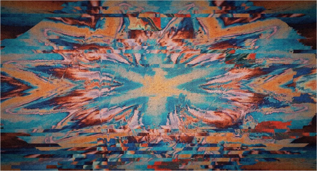 Detail Retro Abstract Geometric Pattern Number 11