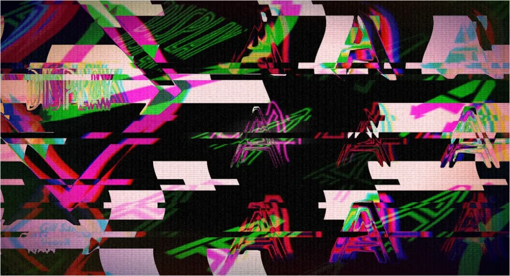 Detail Retro Abstract Geometric Pattern Number 12