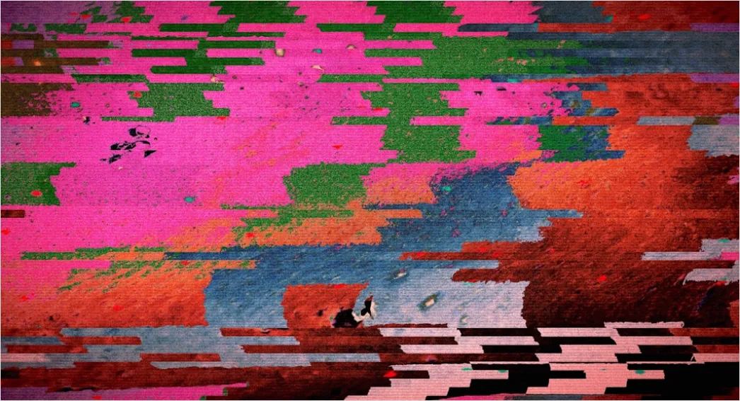 Detail Retro Abstract Geometric Pattern Number 13