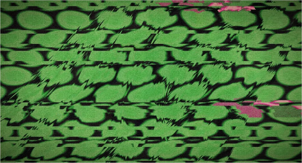 Detail Retro Abstract Geometric Pattern Number 16