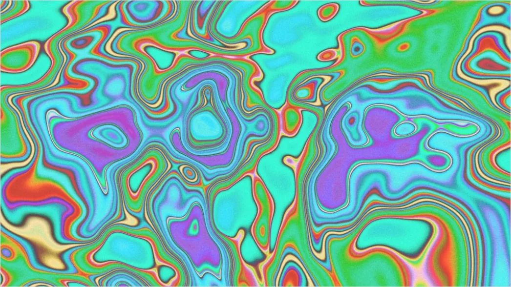 Detail Retro Abstract Geometric Pattern Number 17