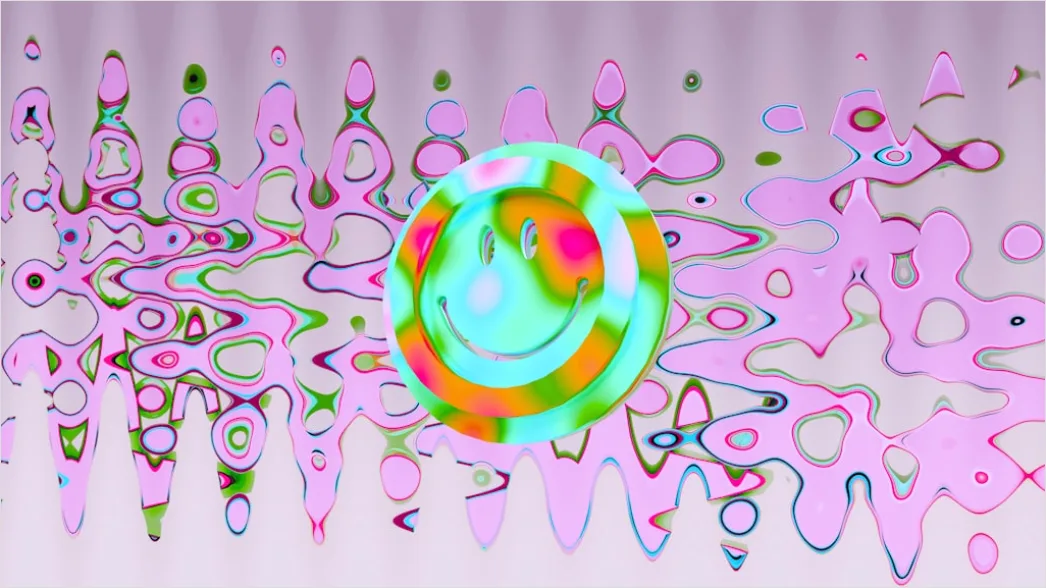 Detail Retro Abstract Geometric Pattern Number 18