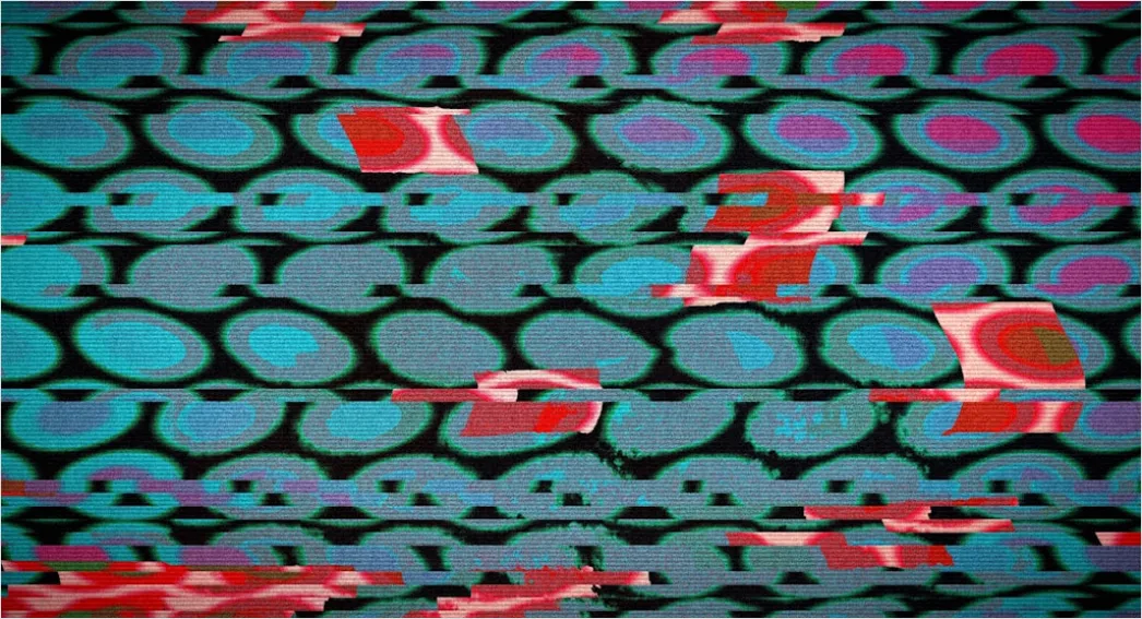 Detail Retro Abstract Geometric Pattern Number 8