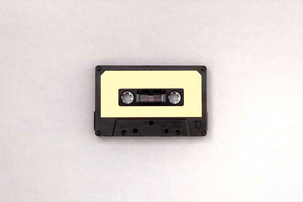 Detail Retro Cassette Tape Illustration Number 2