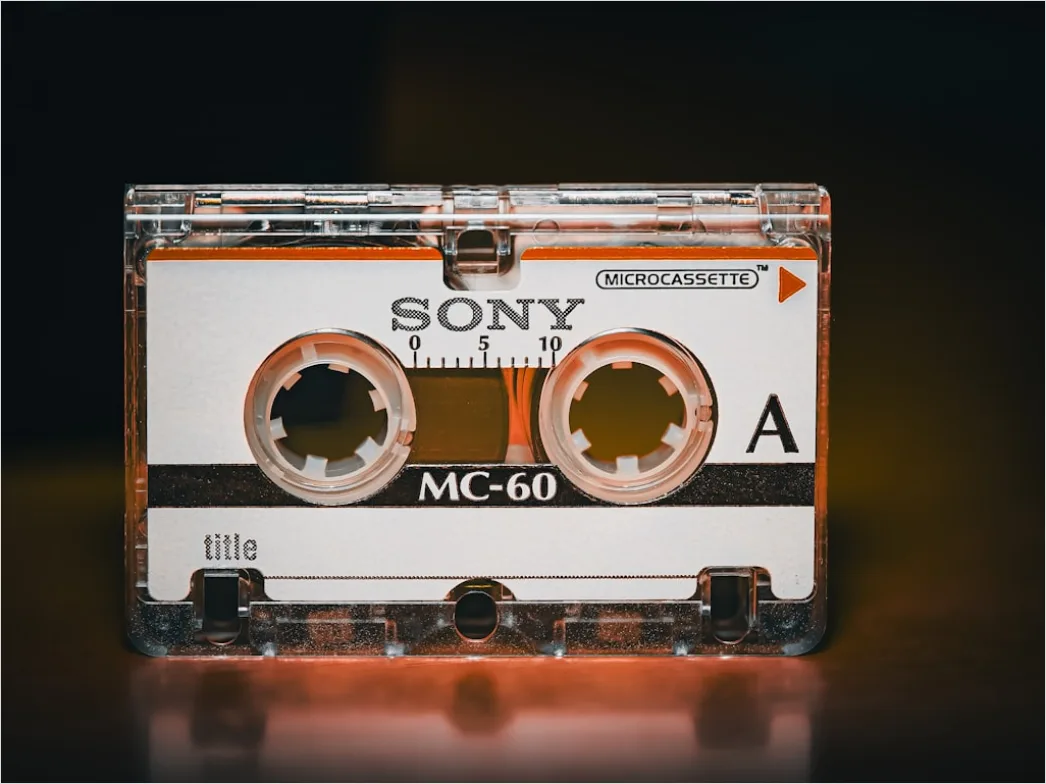 Detail Retro Cassette Tape Illustration Number 16