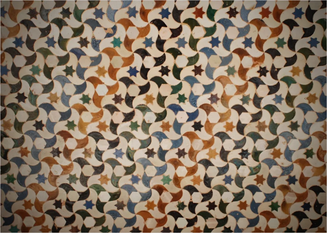 Detail Retro Celestial Pattern Background Number 4