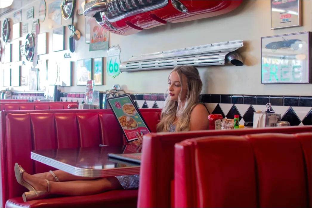 Detail Retro Diner Menu Template Number 14