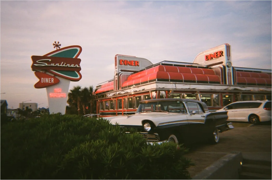 Detail Retro Diner Menu Template Number 20