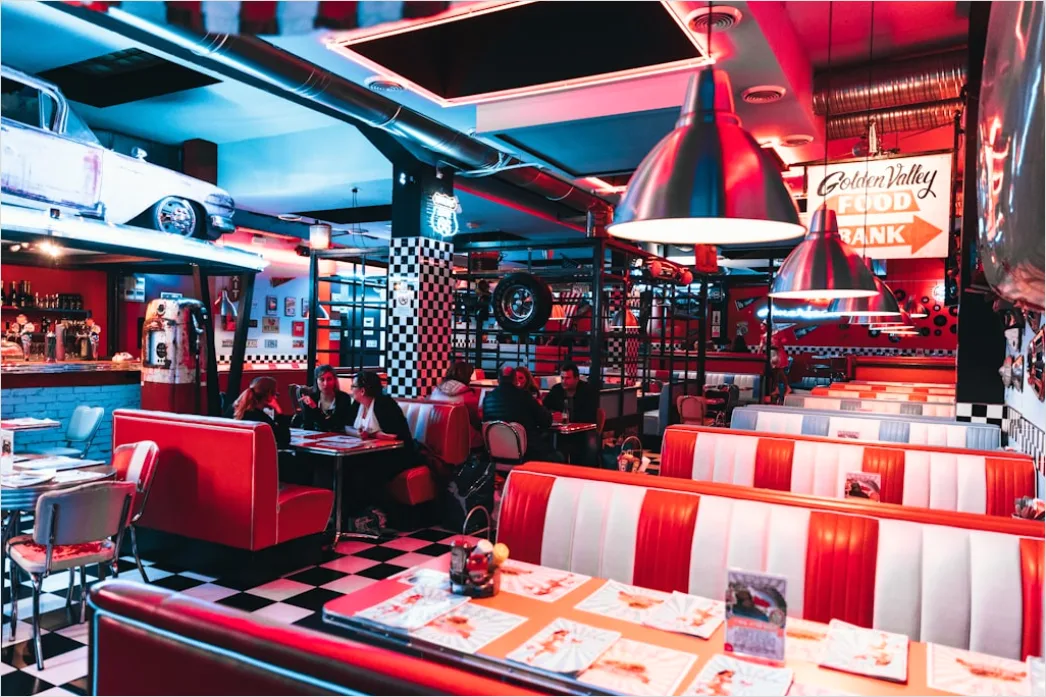 Detail Retro Diner Menu Template Number 6