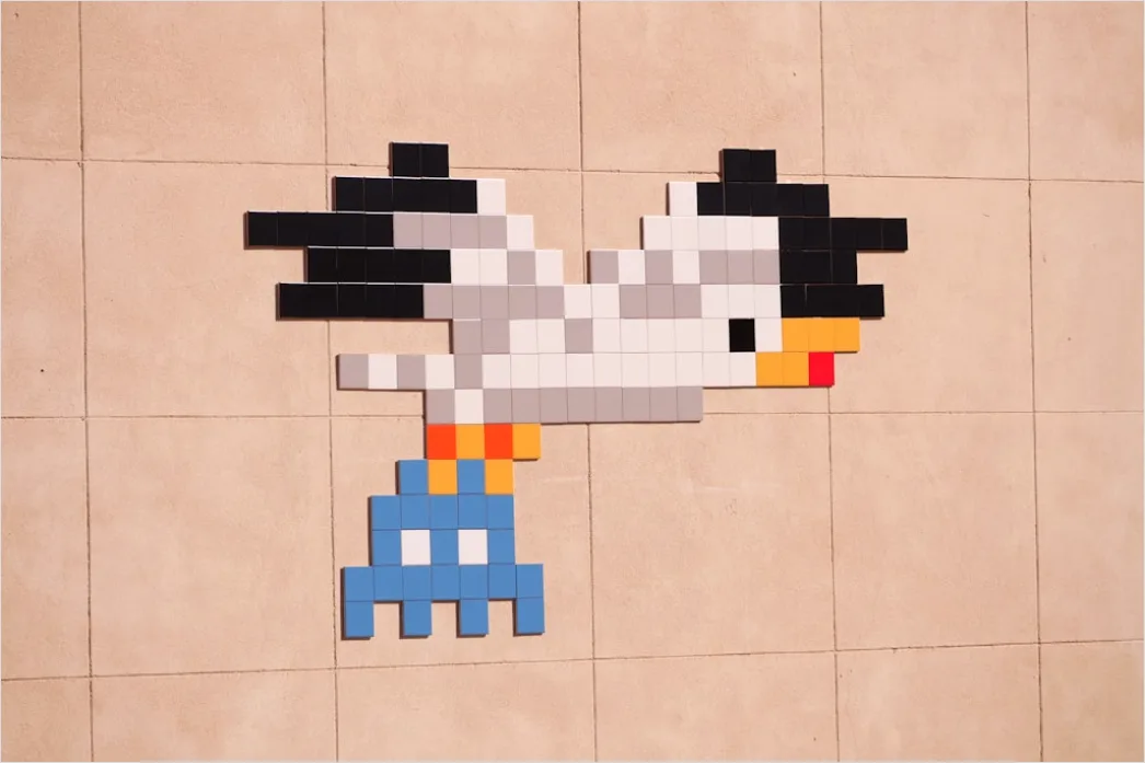 Detail Retro Game Controller Pixel Art Number 11