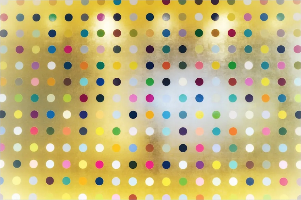 Detail Retro Polka Dot Pattern Seamless Number 2