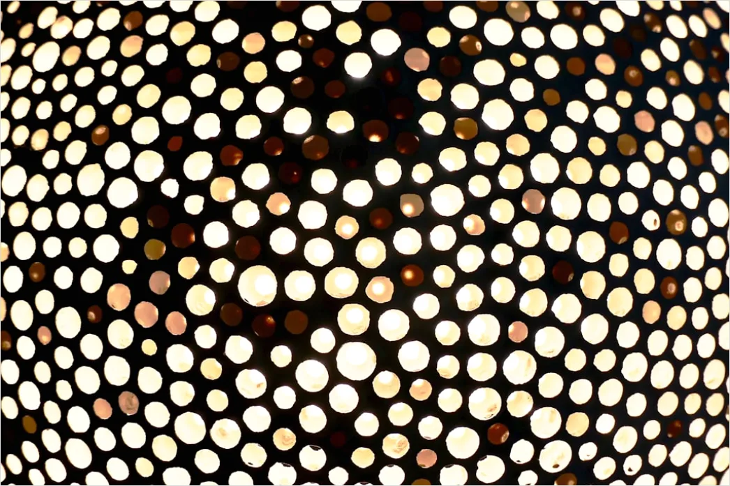 Detail Retro Polka Dot Pattern Seamless Number 15