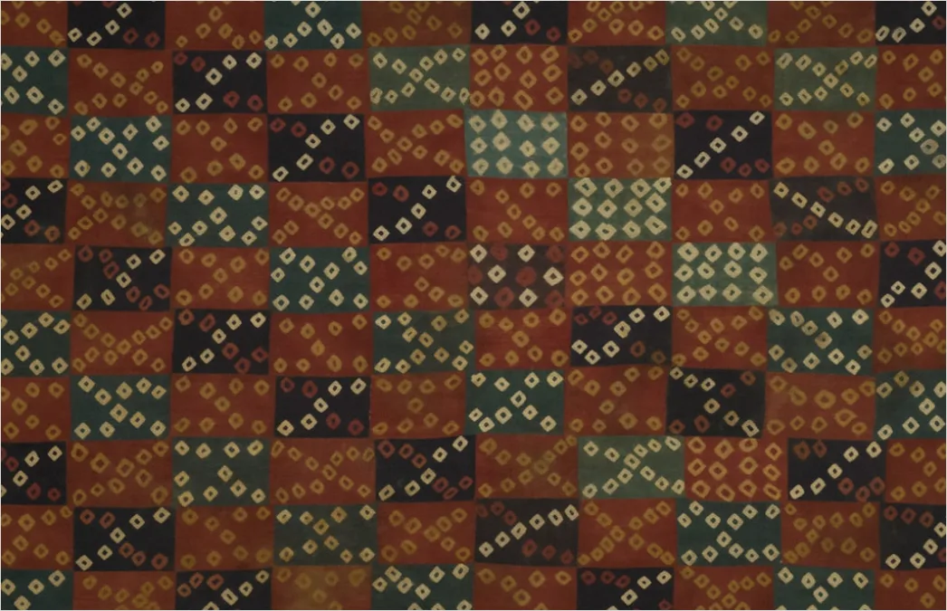 Detail Retro Polka Dot Pattern Seamless Number 4