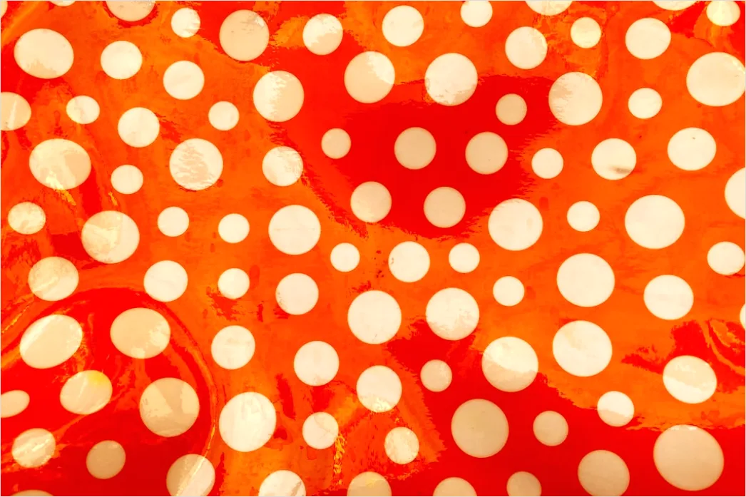 Detail Retro Polka Dot Pattern Seamless Number 7