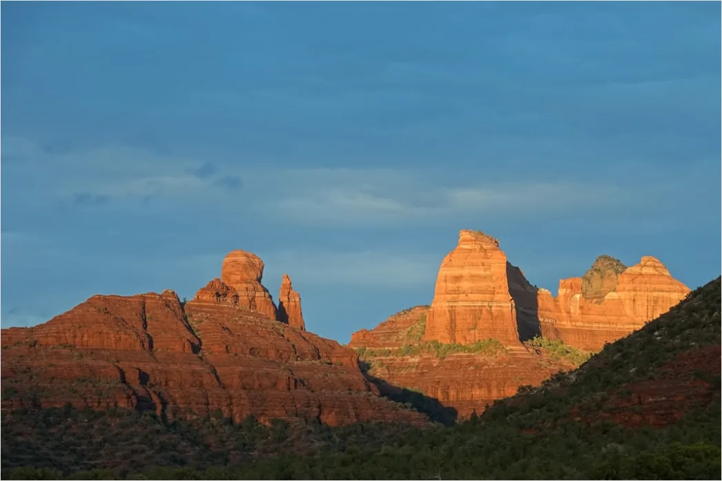 Detail Sedona Red Rocks Sunset Glow Number 12