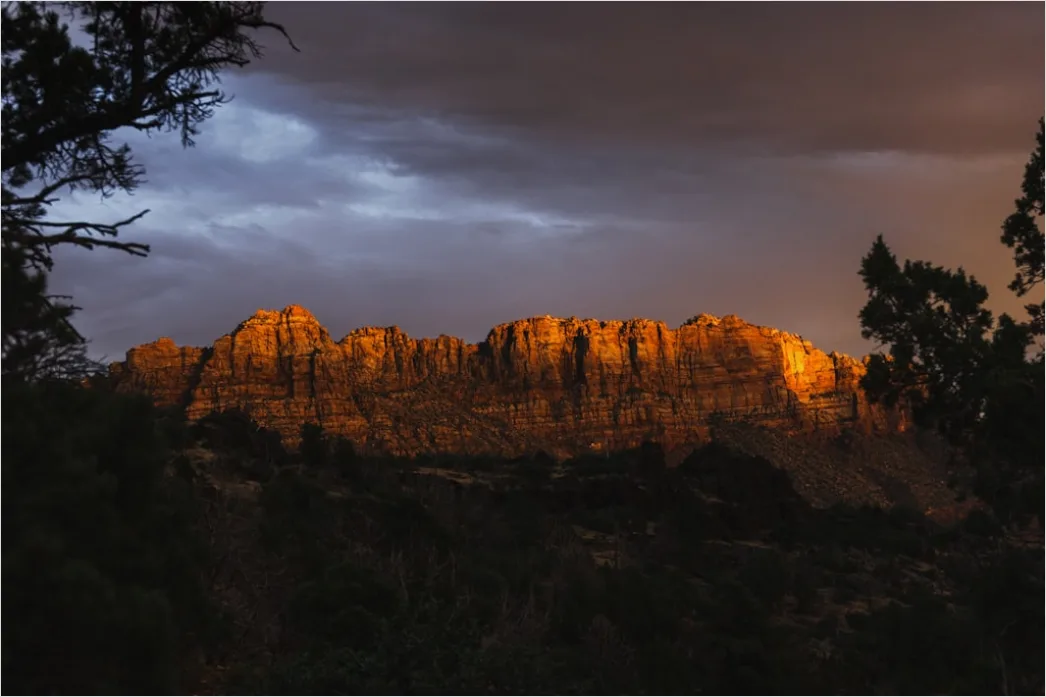 Detail Sedona Red Rocks Sunset Glow Number 13