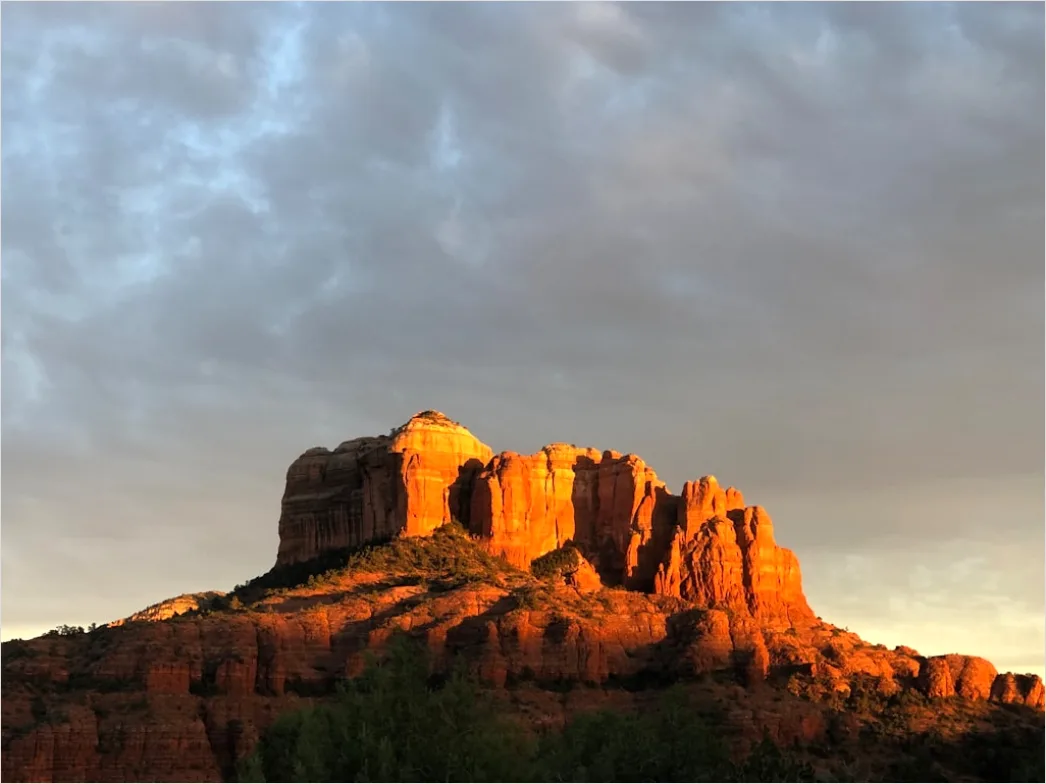 Detail Sedona Red Rocks Sunset Glow Number 14