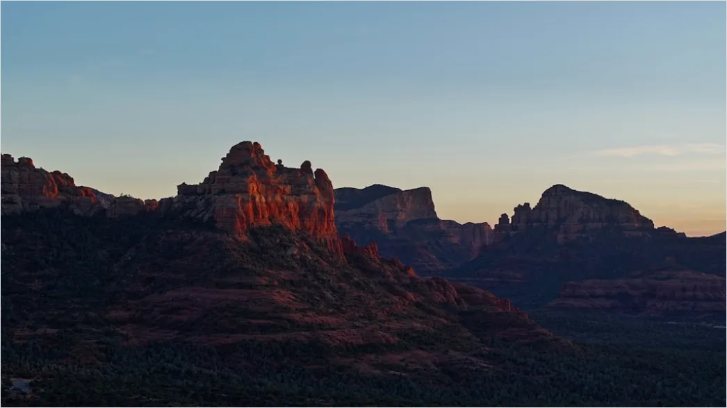 Detail Sedona Red Rocks Sunset Glow Number 15