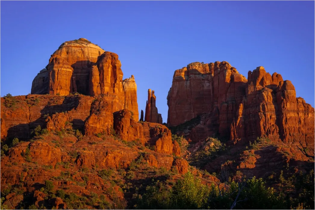 Detail Sedona Red Rocks Sunset Glow Number 3