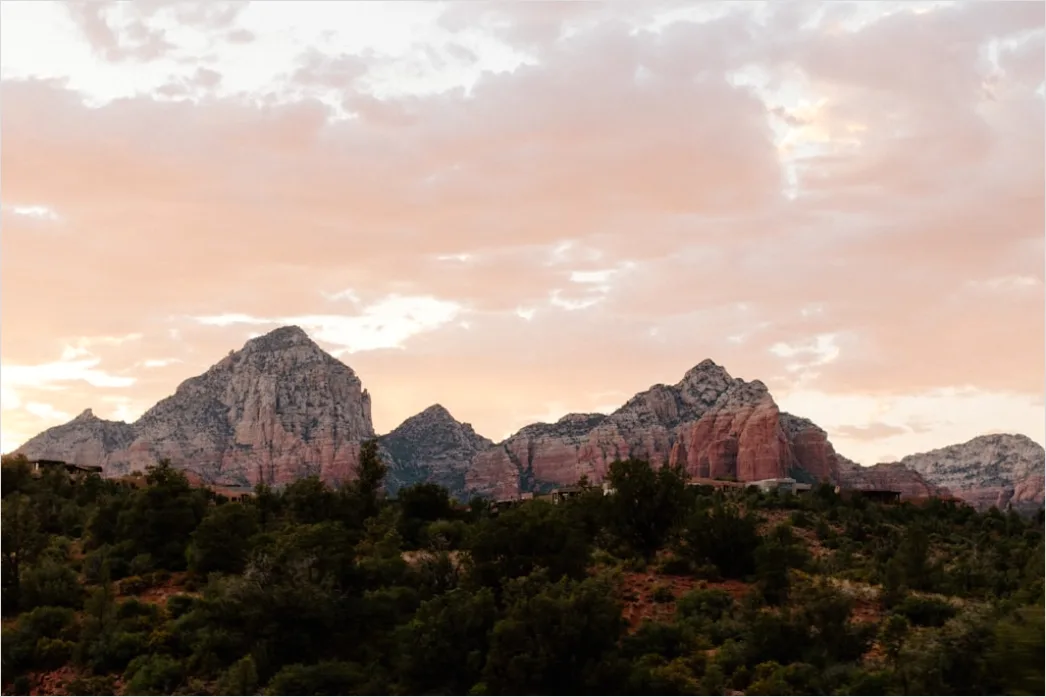 Detail Sedona Red Rocks Sunset Glow Number 6
