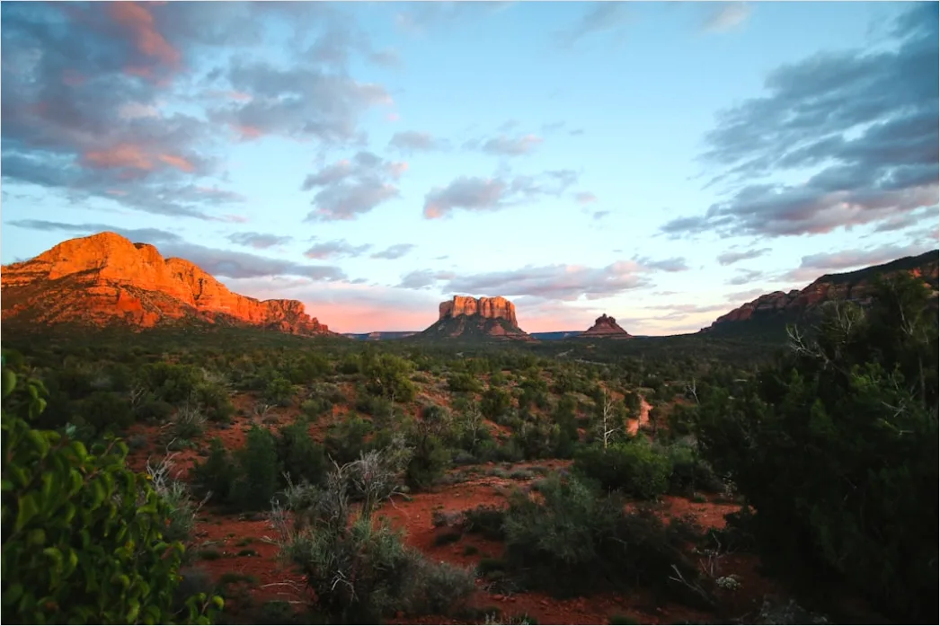 Detail Sedona Red Rocks Sunset Glow Number 8