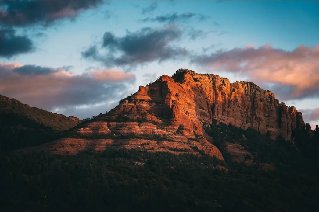 Detail Sedona Red Rocks Sunset Glow Number 10