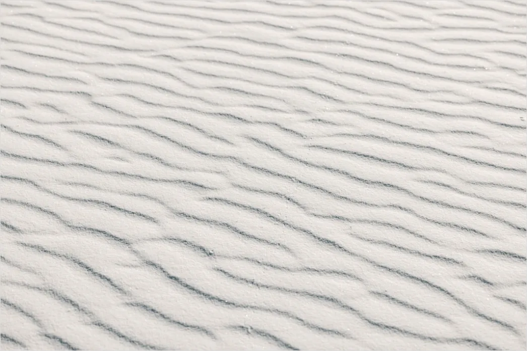Detail Snow Drift Patterns Windblown Texture Number 12