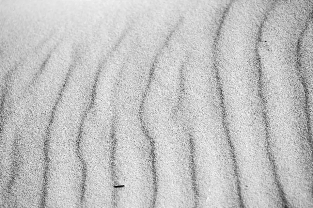 Detail Snow Drift Patterns Windblown Texture Number 18