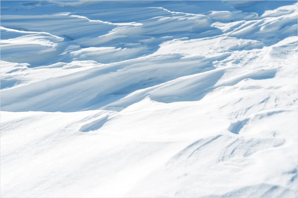 Detail Snow Drift Patterns Windblown Texture Number 19