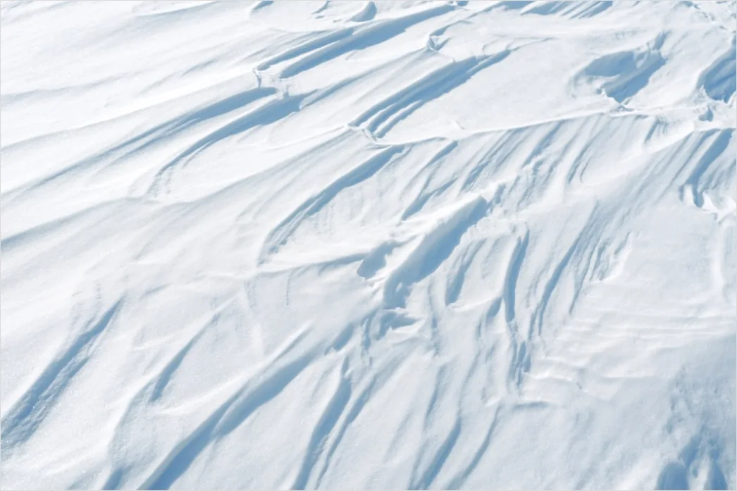 Detail Snow Drift Patterns Windblown Texture Number 4