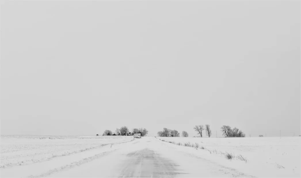 Detail Snowy Day Aesthetic Soft Minimal Number 5