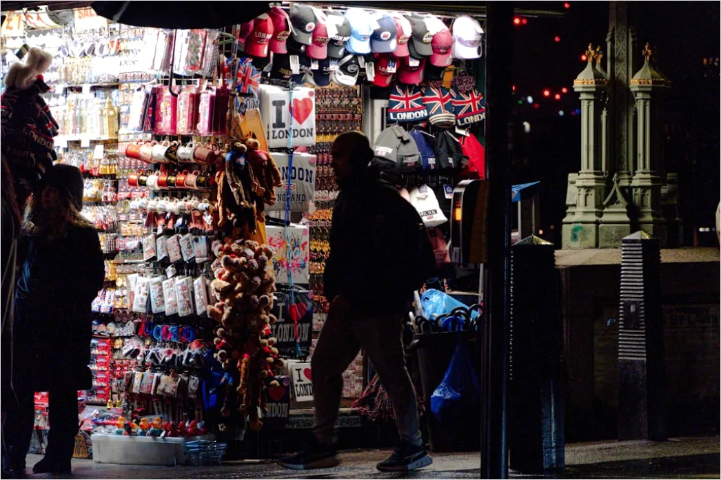 Detail Souvenir Shopping Street Market Scene Number 9
