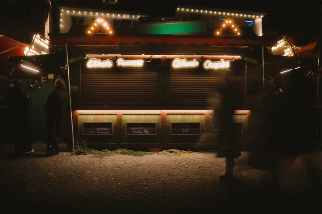 Detail Street Food Stall Night Market Scene Number 11