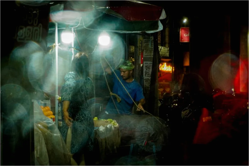 Detail Street Food Stall Night Market Scene Number 5