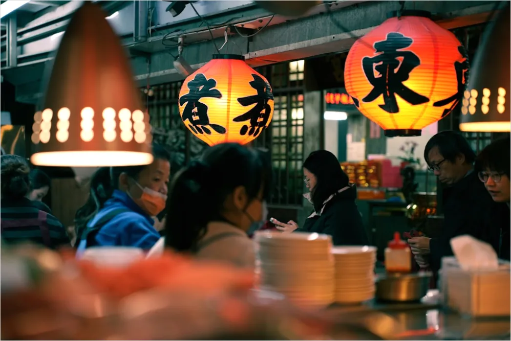 Detail Street Food Stall Night Market Scene Number 7