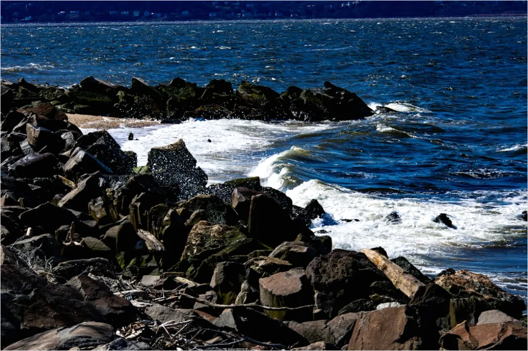 Detail Strong Wind Ocean Waves Whitecaps Number 14