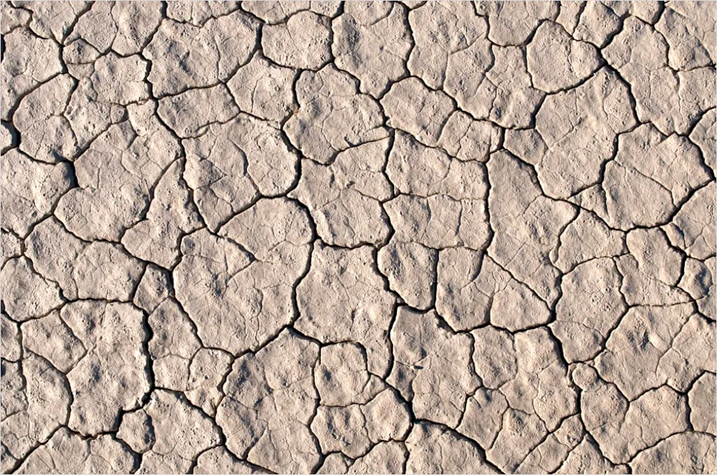 Detail Sun Baked Cracked Earth Drought Number 3