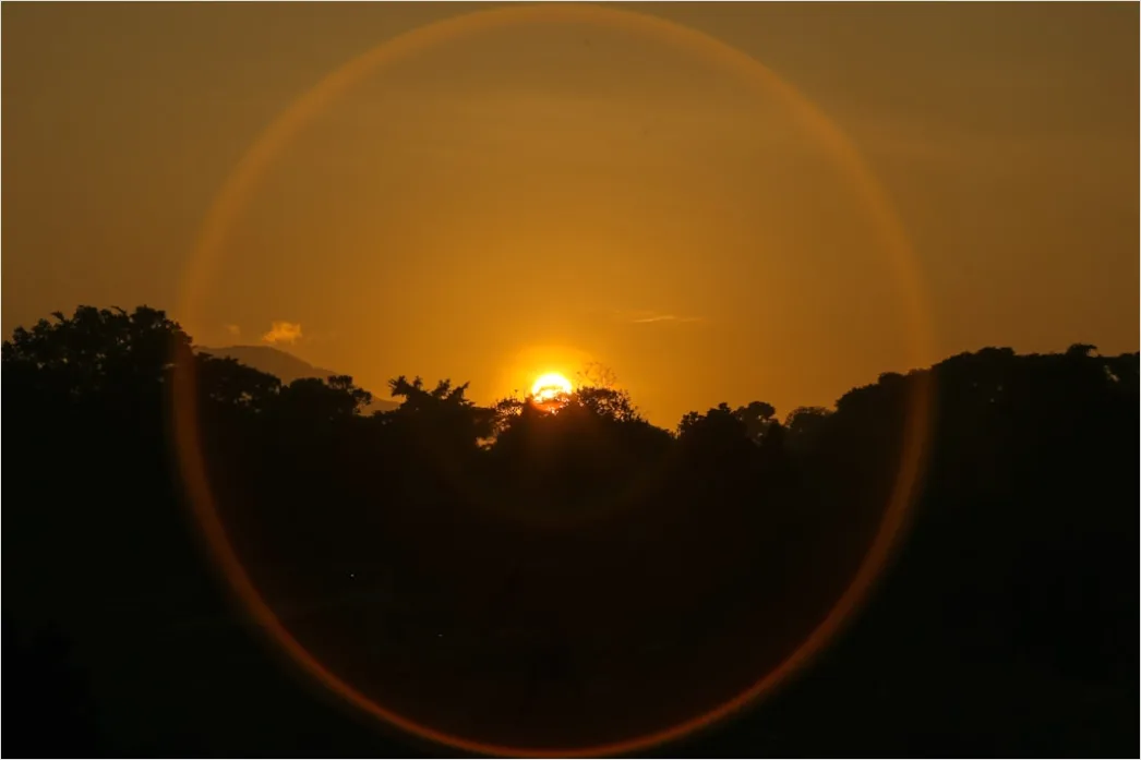 Detail Sun Halo Ring Around Sun Number 20