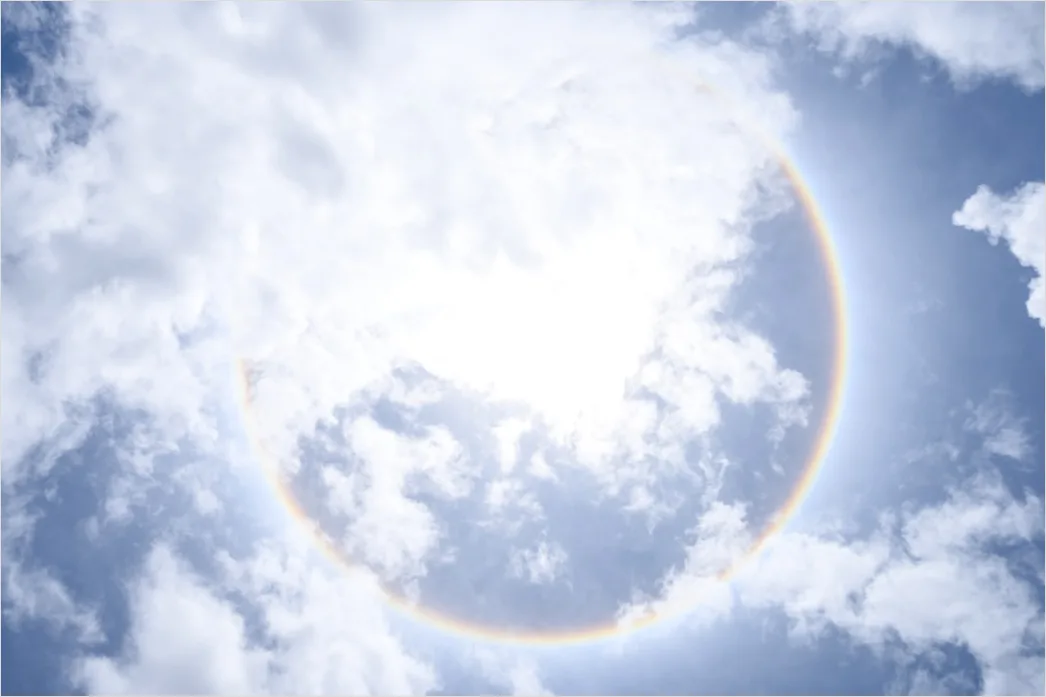 Detail Sun Halo Ring Around Sun Number 4