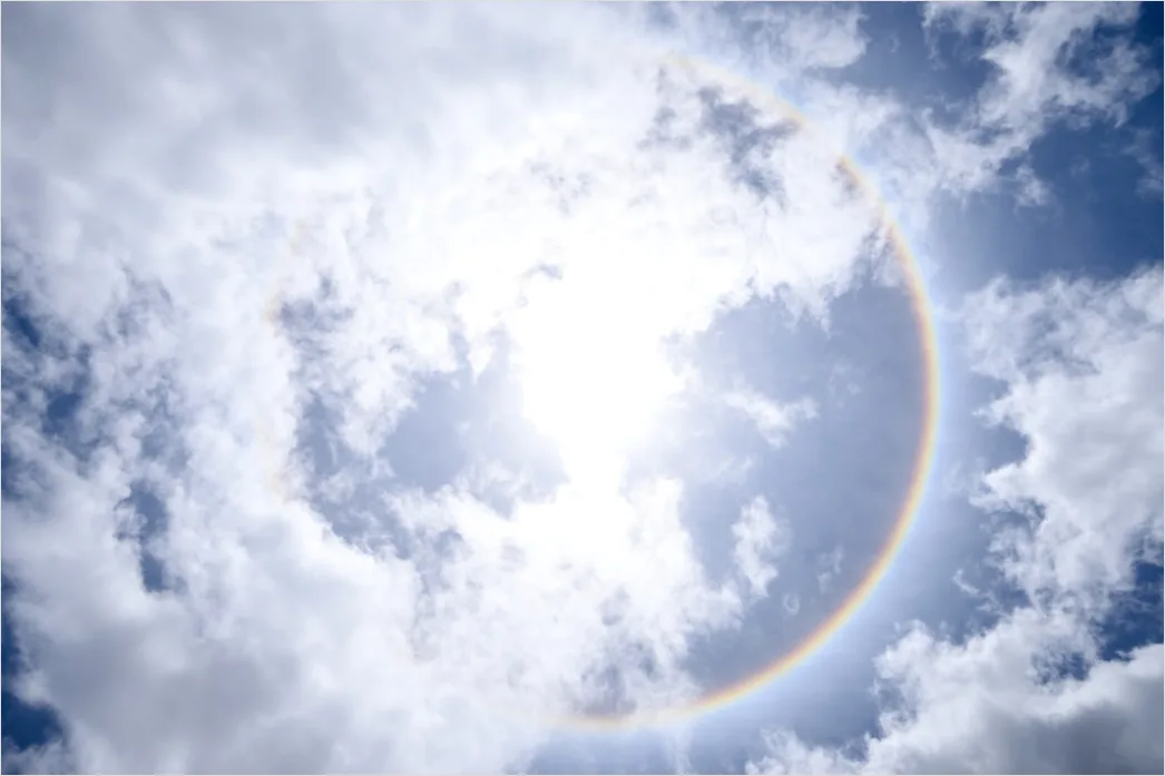 Detail Sun Halo Ring Around Sun Number 7