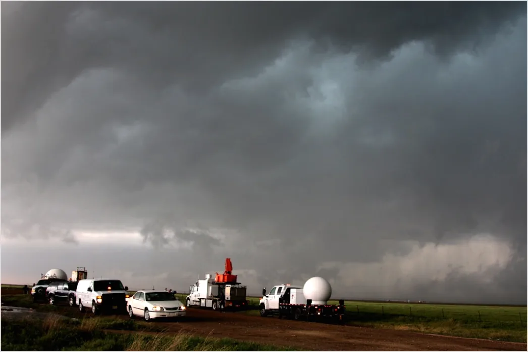 Detail Supercell Thunderstorm Rotating Cloud Base Number 17