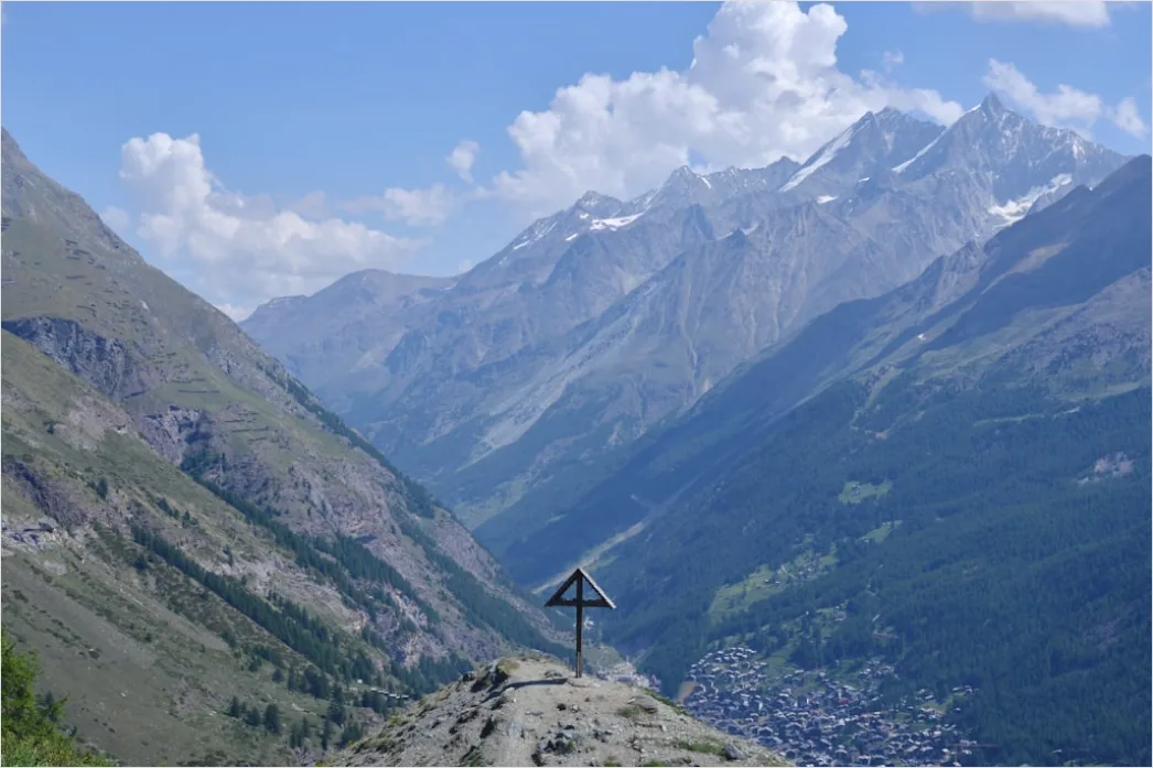 Detail Switzerland Alpine Village Mountain View Number 8