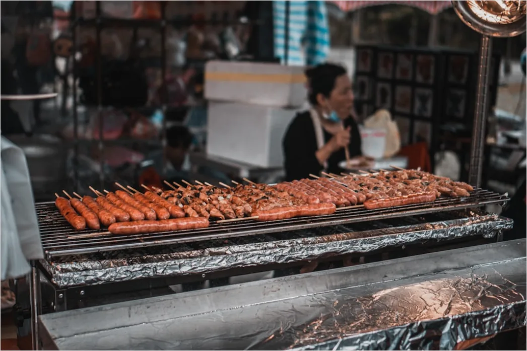 Detail Taipei Night Market Street Scene Number 14