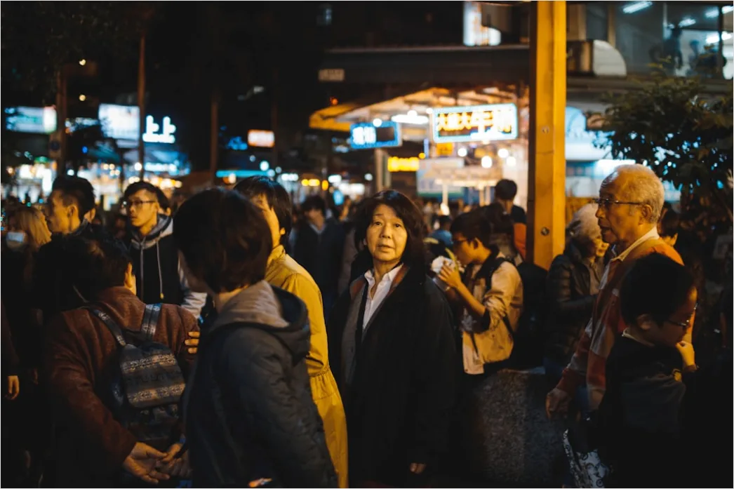 Detail Taipei Night Market Street Scene Number 5
