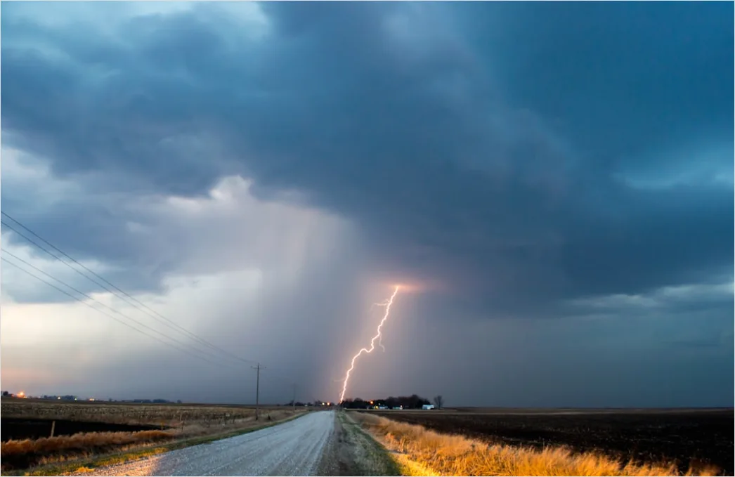 Detail Thunderstorm Timelapse Streaks Long Exposure Number 2