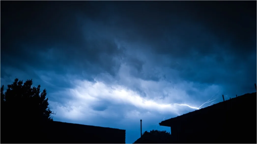 Detail Thunderstorm Timelapse Streaks Long Exposure Number 11