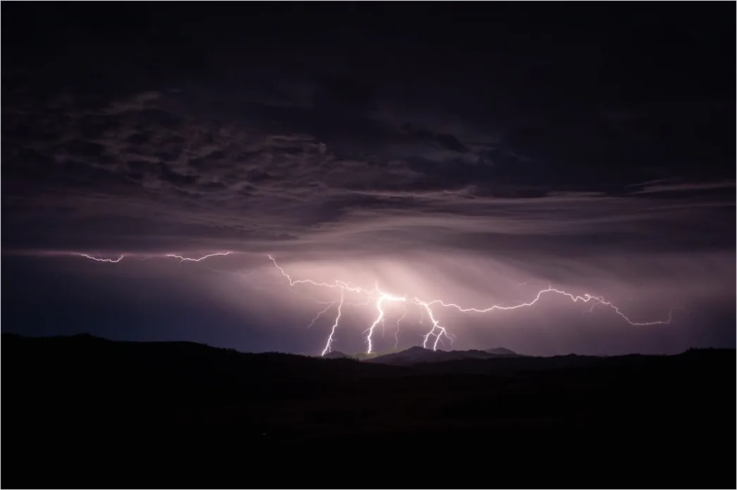 Detail Thunderstorm Timelapse Streaks Long Exposure Number 12