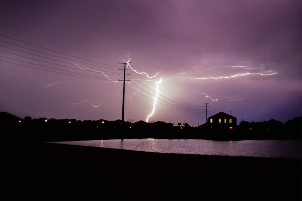 Detail Thunderstorm Timelapse Streaks Long Exposure Number 14