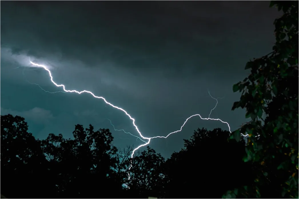 Detail Thunderstorm Timelapse Streaks Long Exposure Number 16