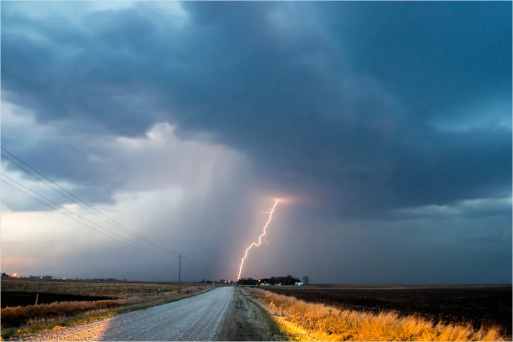 Detail Thunderstorm Timelapse Streaks Long Exposure Number 3